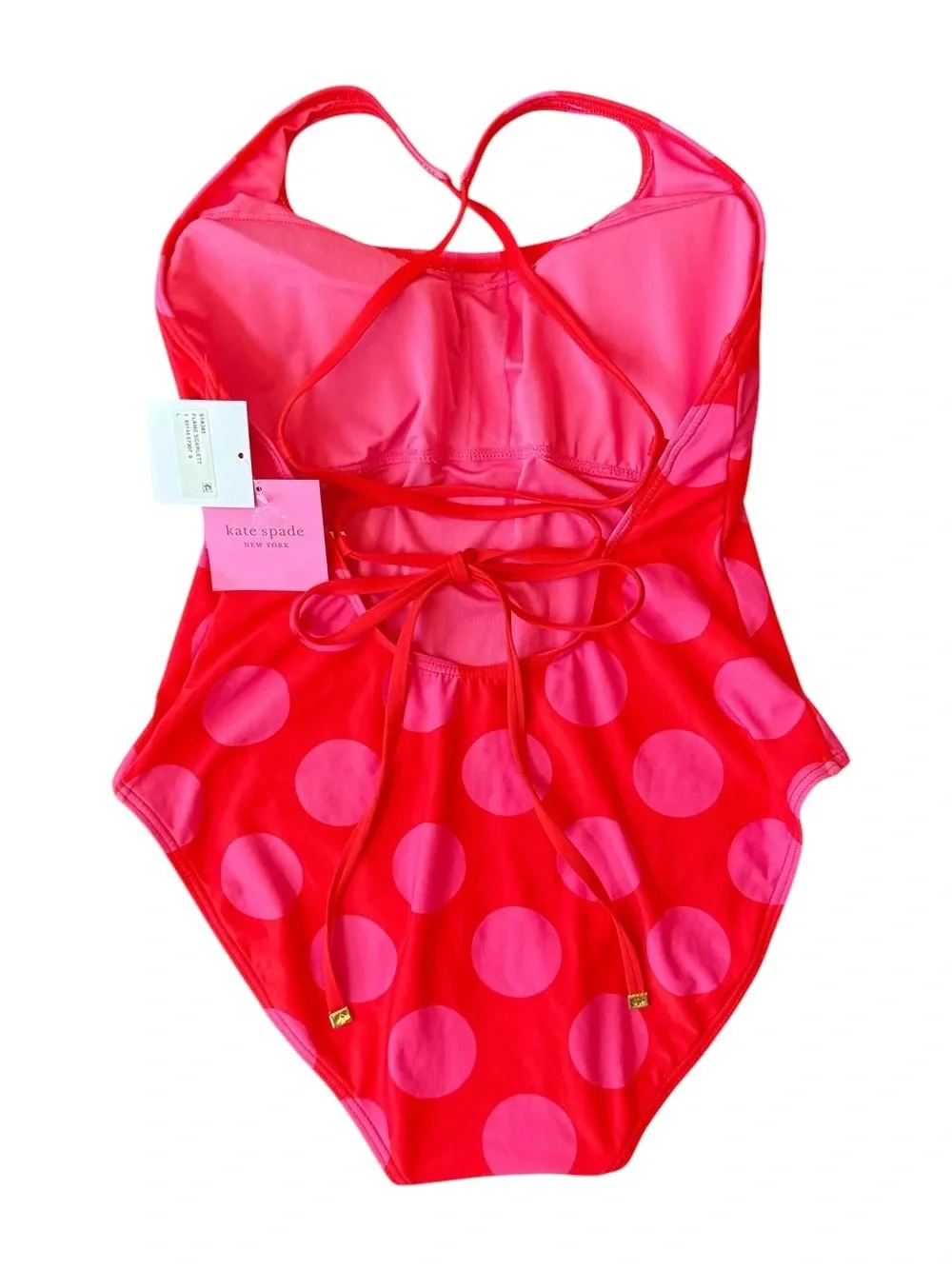 Kate Spade lace-up-back one-piece swimsuit 